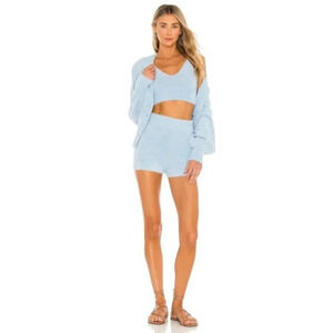 NWT L*Space Daydreaming Fuzzy Shorts Size Large